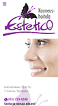 Mobile Screenshot of estetico.fi