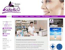 Tablet Screenshot of estetico.fi
